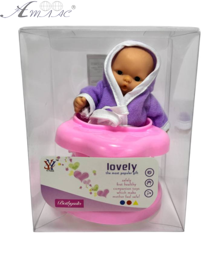 Іграшка Пупс гумовий 10см на ходунках  04786 фото 2