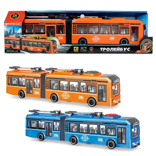 Игрушка Троллейбус большой 42см звук свет  26487