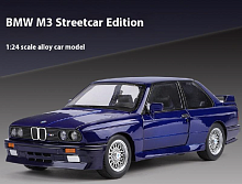 Машинка Автоексперт BMW M3 Е30 1986 синя 20см двері світло звук  1273-27