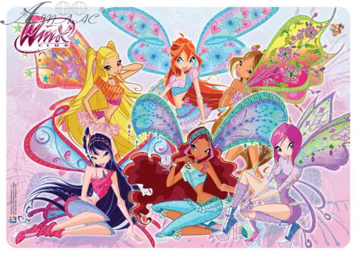 Подкладка для стола Winx-2 розовая Leo 470248