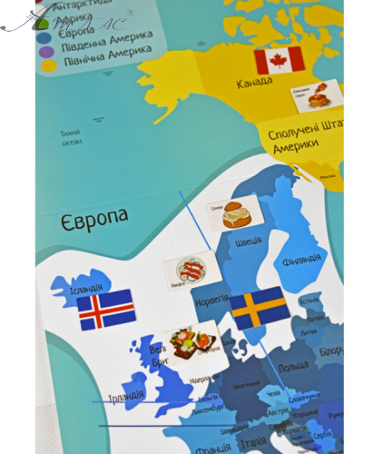 Игрушка Настольная Флаги с многоразовыми наклейками  11121 фото 2