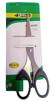 Ножницы 4Office 16 см с пластиковыми ручками 4-363