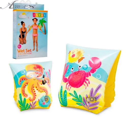 Intex Нарукавники 23*15 см 3 - 6 років море  58652EU