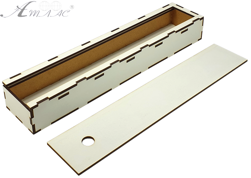 Пенал для пензлів з МДФ 31 х 6,5 х 4 см AS-6225 фото 2 Пенал для пензлів з МДФ 31 х 6,5 х 4 см AS-6225 фото 2