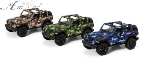 Іграшка Модель Kinsmart, Jeep Wrangler Cabrio хакі KT5420WA Іграшка Модель Kinsmart, Jeep Wrangler Cabrio хакі KT5420WA