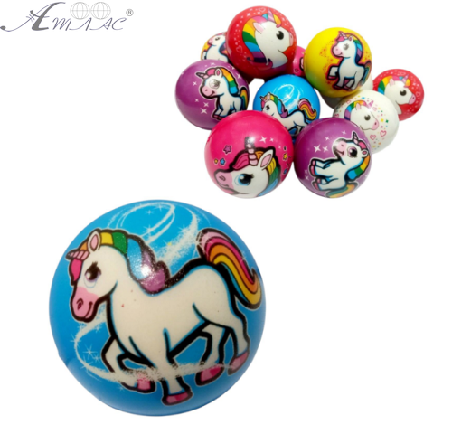 Игрушка Мячик мягкий фомовый 6,5 см Единорог  17849 фото 2