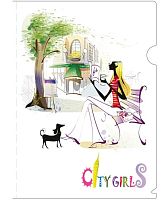 Папка куточок А4 Leo City Girls  L6004