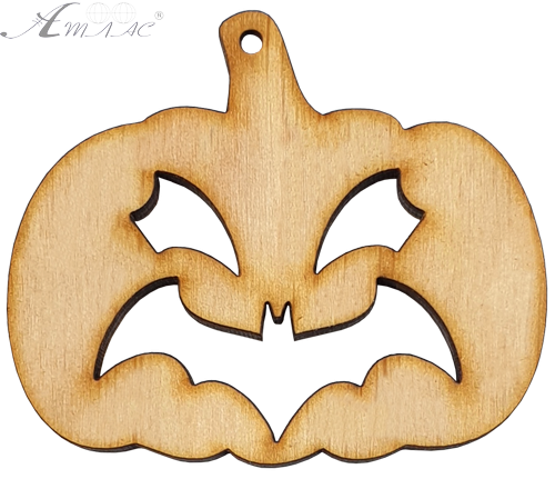 Фігурка фанерна - Гарбуз із Бетменом 6 x 5 см AS-4613, В-0209