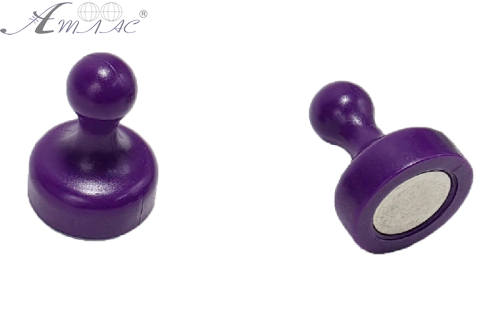 Магніт неодимимовий Пішак для дошки 19х25мм 1шт Фіолетовий 00211 фото 2 Магніт неодимимовий Пішак для дошки 19х25мм 1шт Фіолетовий 00211 фото 2