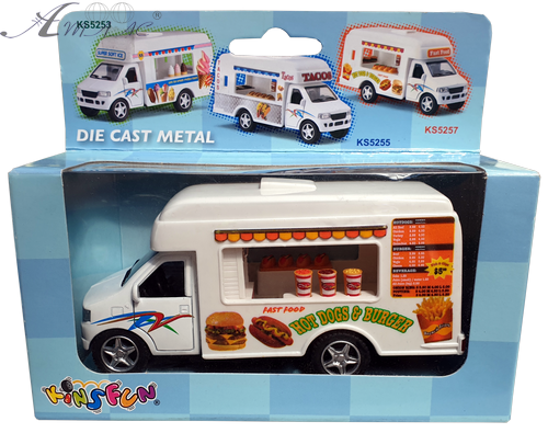 Машинка модель Kinsfun, Fast Food Truck  KS5257W