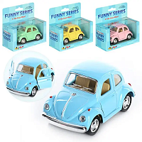 Машинка модель Kinsfun, VW Classical Beetle  KT4026WY