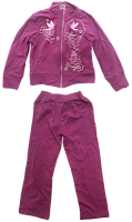 Костюм спортивний для дівчинки, футер-стретч р.110-116 на змійці 12913