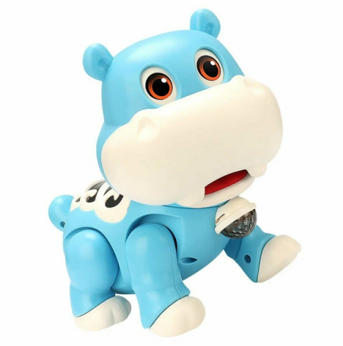 Игрушка Бегемотик ходит музыкальный со световыми эфектами  9055С фото 3