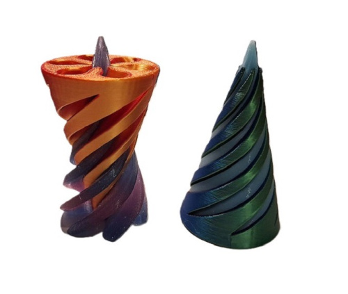 Игрушка головоломка Конус спираль 7,5 см цвет микс 122671