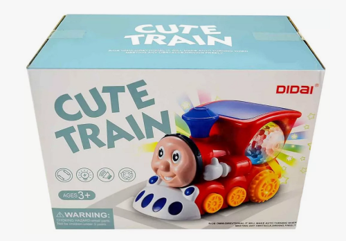 Игрушка Паровозик Томас Красный с диско шаром свет, звук в коробке  09825 фото 2