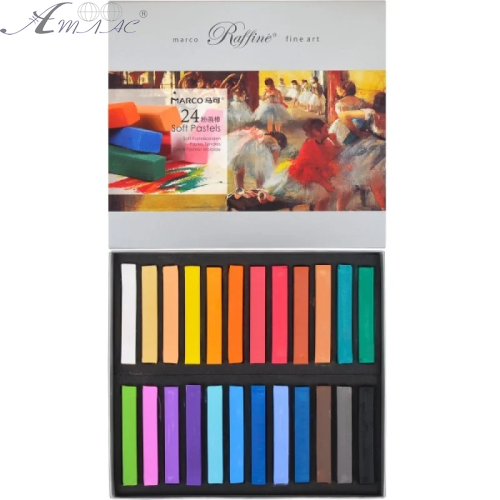 Пастель сухая Marco Raffine fine art 24 цветов 7300-24CB Пастель сухая Marco Raffine fine art 24 цветов 7300-24CB