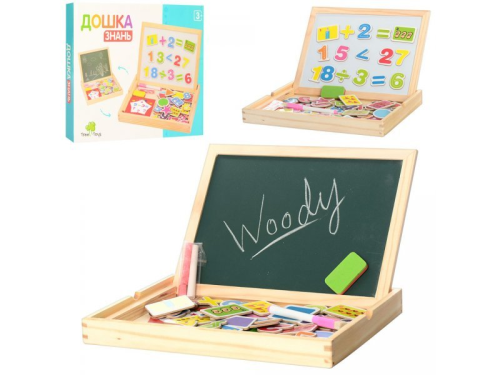 Игрушка Деревянная магнитная доска с цифрами 30 х 23 см  MD0694