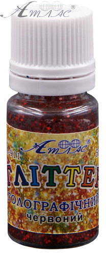 Блискітки (Гліттер) Голографічні Атлас 5 гр - Червоний AS-2008, А-911 фото 2 Блискітки (Гліттер) Голографічні Атлас 5 гр - Червоний AS-2008, А-911 фото 2