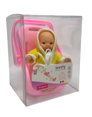 Игрушка Пупс резиновый 10см в переноске  06636 фото 2