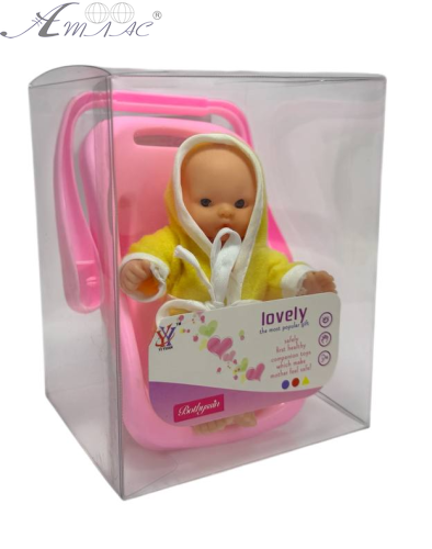 Іграшка Пупс гумовий 10см в переносці  06636 фото 2