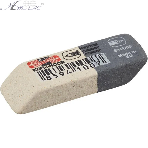 Резинка-Ластик KOH-I-NOOR SunPearl бело-серая 6541/80