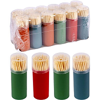 Зубочистки бамбуковые круглые  80шт  6046