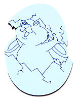 Сувенир "Зайка в пасхальном яйце" 7 см AS-6231