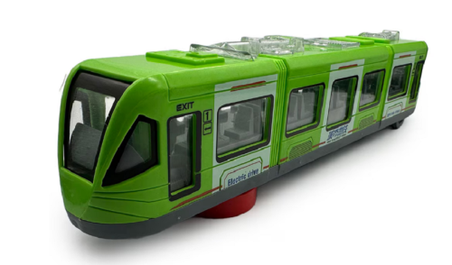 Игрушка Модель Городской поезд пластмассовый  31см Зеленый  0085А