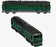 Игрушка Поезд Локомотив Зеленый свет звук 22 см в коробке  731-28К
