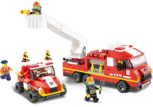 Игрушка Конструктор Sluban Пожарная машина 368 деталей  M38-B0223 фото 3