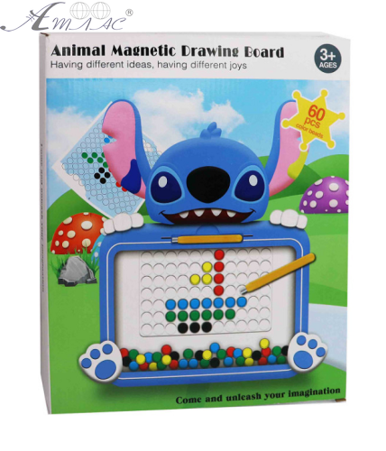 Игрушка Мозаика Магнитная Стич 60 деталей 6515 Игрушка Мозаика Магнитная Стич 60 деталей 6515