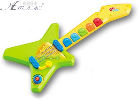Іграшка Гітара S+S 5 кнопок у коробці  EG80081R