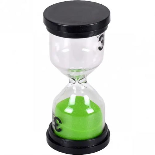 Игрушка Часы Песочные  3 минуты примерно) 4,3х10см  X2-03 фото 2