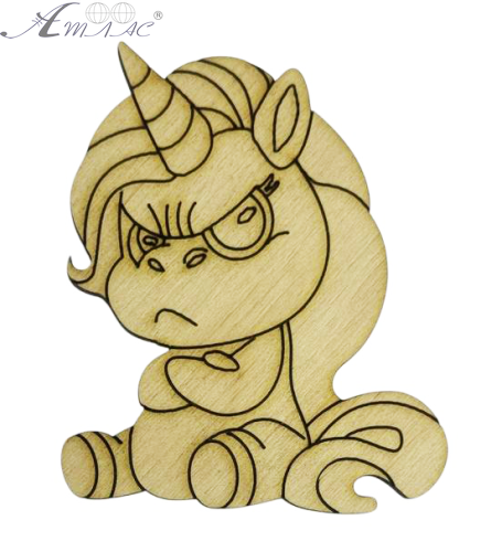 Фигурка Лошадка №  2 сидить насуплений єдиноріг 5,5 х 7 см  AS-4372