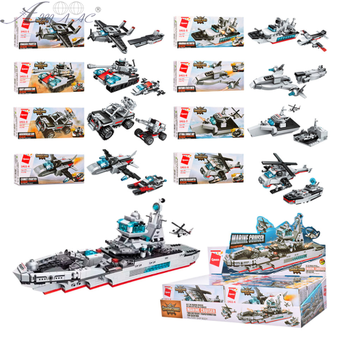 Игрушка Конструктор Qman Военный транспорт 71 деталь 1411 Игрушка Конструктор Qman Военный транспорт 71 деталь 1411