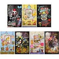 Блокнот МД В6 80л. клітинка Напівтверда обкладинка мікс Бл-В6-80-Інт-Мл + Вл-КЛ-01