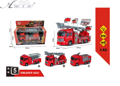 Игрушка Машинка Пожарная 16см свет, звук в коробке XG877-A61С фото 2 Игрушка Машинка Пожарная 16см свет, звук в коробке XG877-A61С фото 2