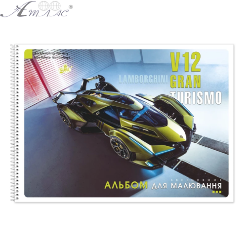 Альбом для малювання, спіраль Бриск Мікс 50 аркушів 100 г/м²  01903 фото 2