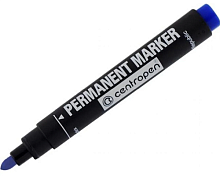 Маркер перманентний Centropen 8566/03 круглий синій