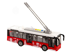 Игрушка Машинка City Bus Троллейбус свет звук двери 28 см  А1119-8