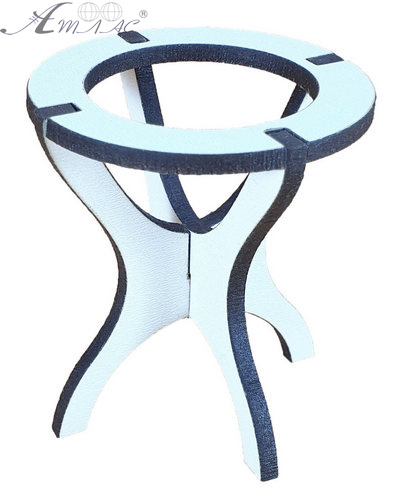 Сувенир "Пасхальная подставка с кружочком" на 1 яйцо 5 х 5,5 см AS-6207, М-2053