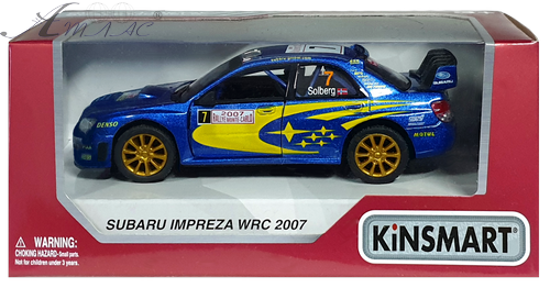 Машинка Kinsmart Subaru Impreza WRC 2007 Street Fighter спорт спорт KT5328W
