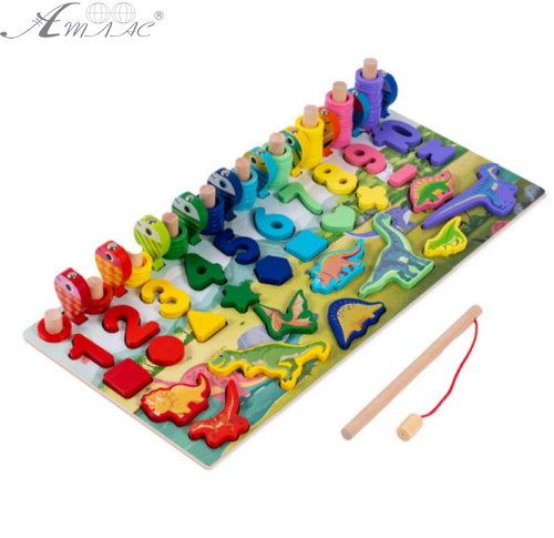 Игрушка Деревянная Dino Учебно - игровая доска  MD 2758 фото 2