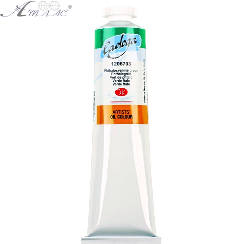 Фарба масляна ЗХК Ладога туба 60 мл зелена "ФЦ" 1206703